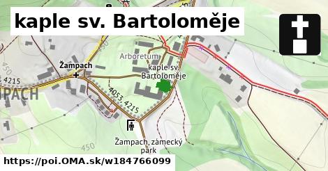 kaple sv. Bartoloměje