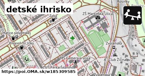 detské ihrisko