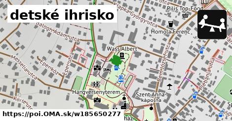 detské ihrisko