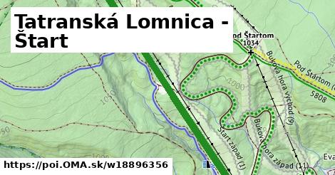 Tatranská Lomnica - Štart