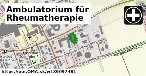 Ambulatorium für Rheumatherapie