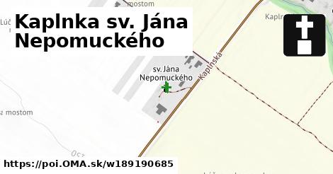 Kaplnka sv. Jána Nepomuckého