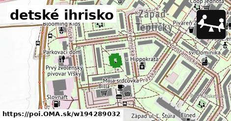 detské ihrisko