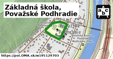 Základná škola, Považské Podhradie