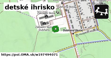 detské ihrisko