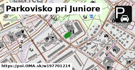 Parkovisko pri Juniore