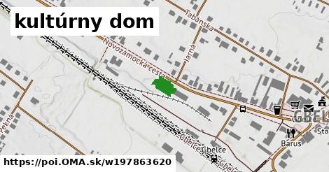 kultúrny dom