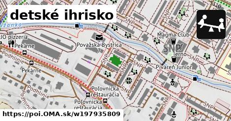 detské ihrisko