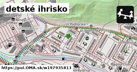 detské ihrisko