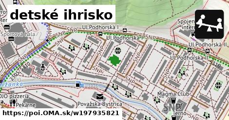 detské ihrisko