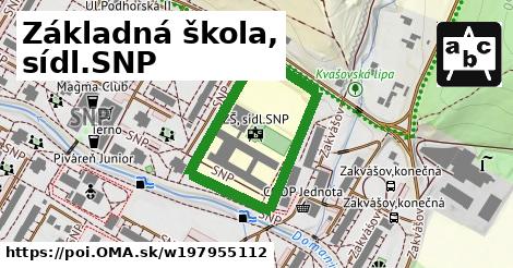 Základná škola, sídl.SNP