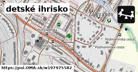 detské ihrisko