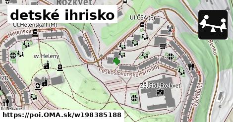 detské ihrisko