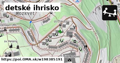 detské ihrisko