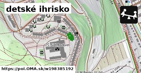 detské ihrisko