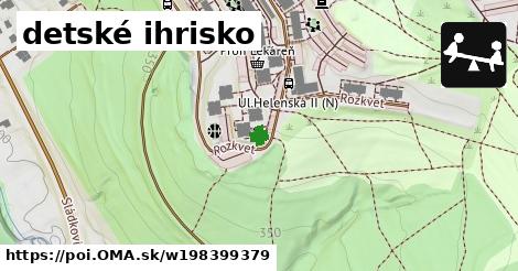 detské ihrisko