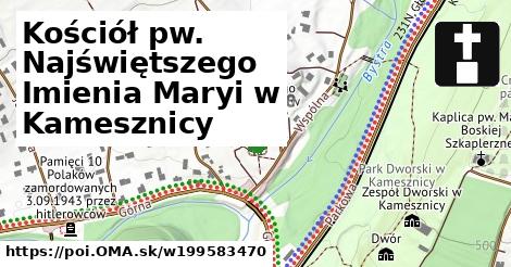 Kościół pw. Najświętszego Imienia Maryi w Kamesznicy