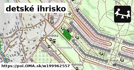 detské ihrisko