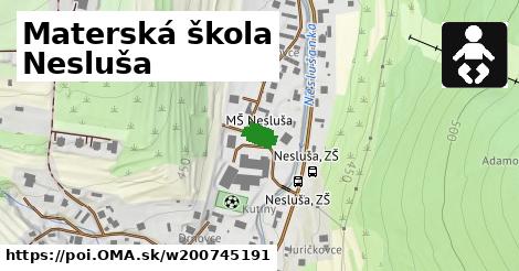 Materská škola Nesluša