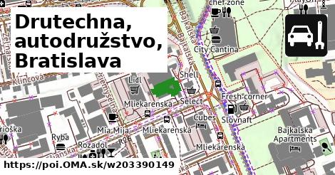 Drutechna, autodružstvo, Bratislava