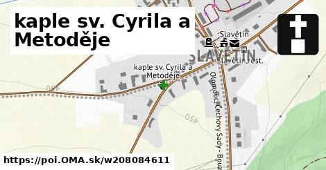 kaple sv. Cyrila a Metoděje