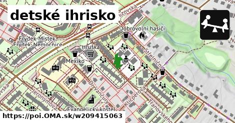 detské ihrisko