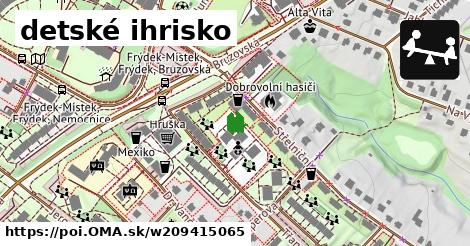 detské ihrisko