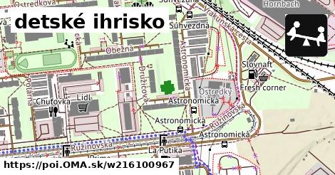 detské ihrisko