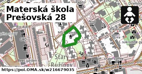 Materská škola Prešovská 28