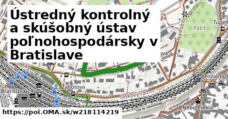 Ústredný kontrolný a skúšobný ústav poľnohospodársky v Bratislave