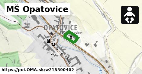 MŠ Opatovice