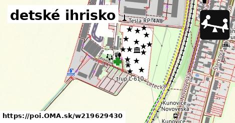 detské ihrisko