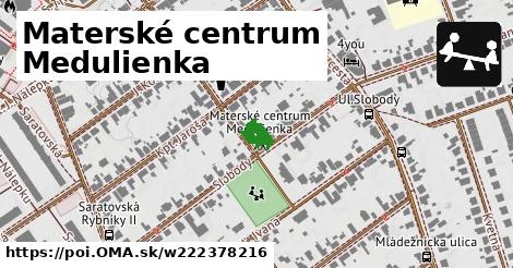 Materské centrum Medulienka