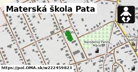 Materská škola Pata