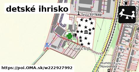 detské ihrisko