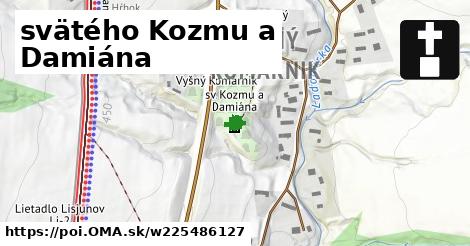 svätého Kozmu a Damiána