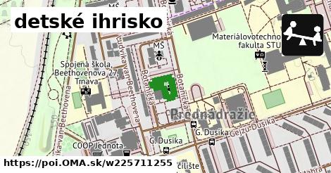 detské ihrisko