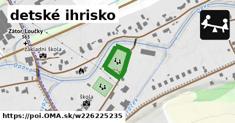 detské ihrisko