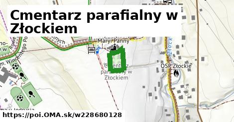 Cmentarz parafialny w Złockiem