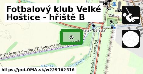 Fotbalový klub Velké Hoštice - hřiště B