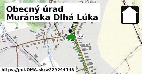 Obecný úrad Muránska Dlhá Lúka