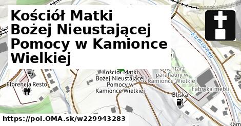 Kościół Matki Bożej Nieustającej Pomocy w Kamionce Wielkiej