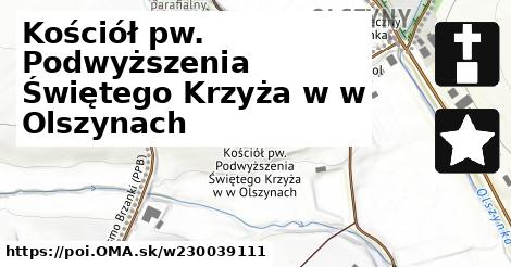 Kościół pw. Podwyższenia Świętego Krzyża w w Olszynach