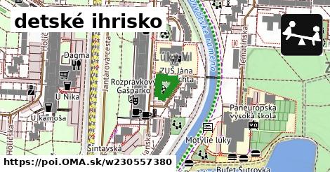 detské ihrisko