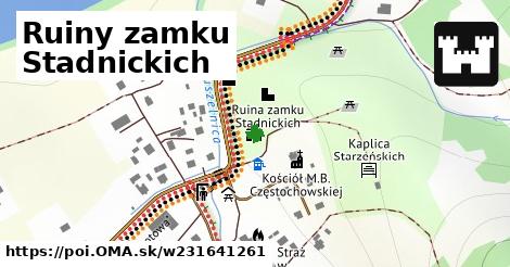 Ruiny zamku Stadnickich