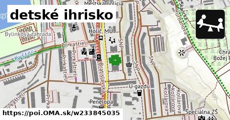 detské ihrisko