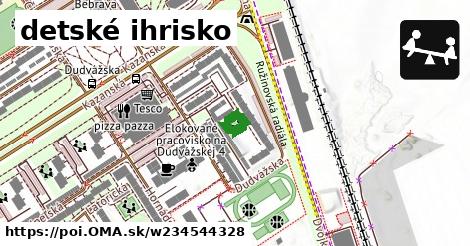 detské ihrisko