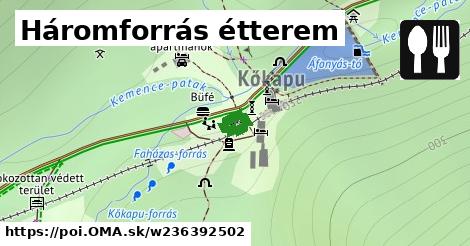 Háromforrás étterem