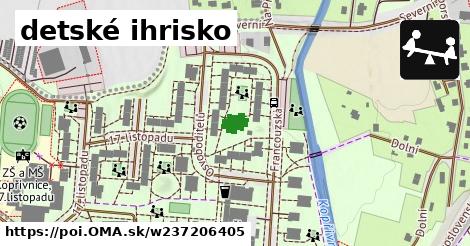 detské ihrisko