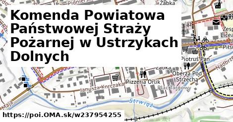 Komenda Powiatowa Państwowej Straży Pożarnej w Ustrzykach Dolnych